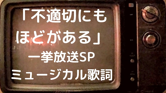 不適切にもほどがある一挙放送